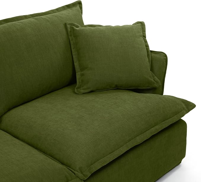 Cloud Sectional Sofa, Down Fill Sectional Sofa, Detachable Couch Cushion Covers - Image 6