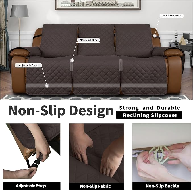 Easy-Going Oversized Recliner Reversible Couch Cover - Image 4