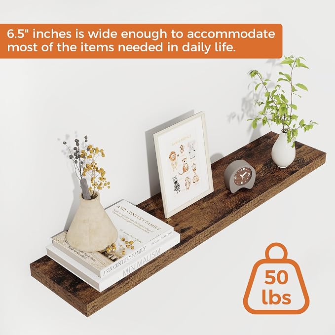 Fun Memories Floating Shelves for Wall, Floating Shelf for Living Room - Image 5