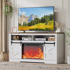 JUMMICO Fireplace TV Stand for 65+ Inch TV by JUMMICO