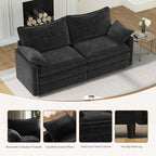 Vesgantti 74" Cloud Couch for Living Room, 2 Seaters Deep Seat Sectional - Image 5