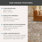 Moss Green 3x8 Oriental Runner Rugs - Image 5