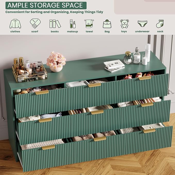 Garvee 9 Drawers Dresser for Bedroom - Image 7