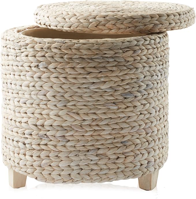 Casafield 17" Round Storage Ottoman - Image 5