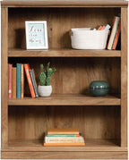 Sauder Miscellaneous Storage 3-Shelf Bookcase/ Book shelf, Sindoori Mango finish - Image 12