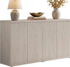 SICOTAS Buffet Cabinet with Storage Accent Sideboard Modern Credenza with Doors by SICOTAS