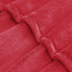 BEDELITE Fleece Blanket Soft Plush Oversized Bed Blanket Red 120"x120" | Ultra - Image 4
