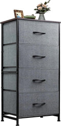 WLIVE Dresser with 4 Drawers, Storage Tower, Organizer Unit, Fabric Dresser by WLIVE