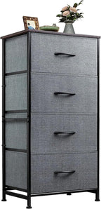 WLIVE Dresser with 4 Drawers, Storage Tower, Organizer Unit, Fabric Dresser by WLIVE