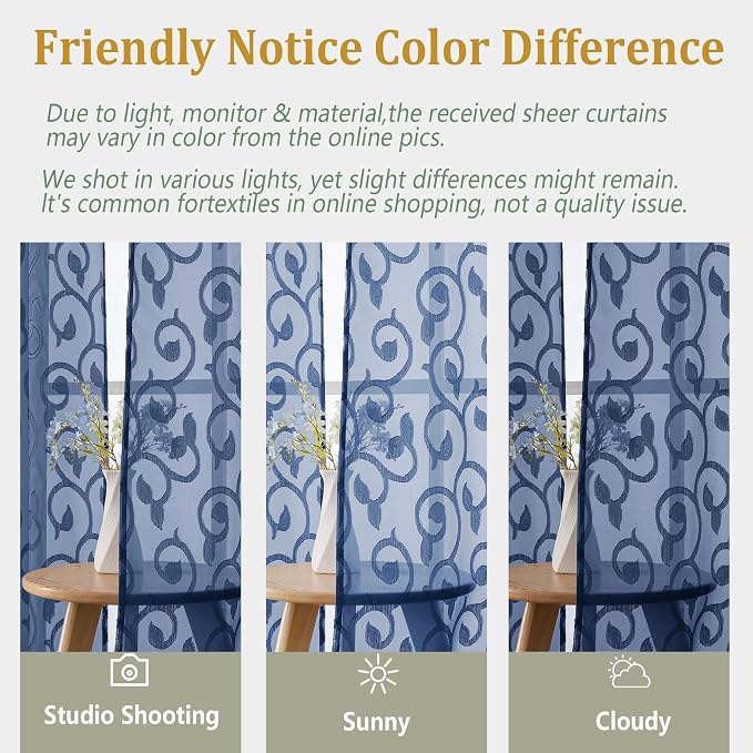 Furman Cafe Curtains 30 Inch Length 2 Panels Set, Elegant Geometric Jacquard - Image 6