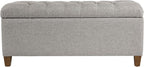 Homepop Home Decor Tufted Ainsley Button Storage Ottoman Bench by HomePop