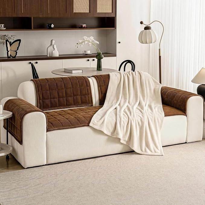 Couch Covers for Dogs Washable, Non Slip Couch Covers for Loveseat Sofa Pet - Image 5