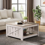 YITAHOME Coffee Table Farmhouse Coffee Table - Image 5