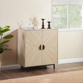 Storage Cabinet with Doors, Modern Accent Cabinet, Wood Grain Decoratio Buffet by Furrnook