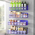 DTUQYX Magnetic Spice Rack for Refrigerator, 4 Pack 100% Metal Strong Magnet by DTUQYX