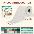 BESEZX Linen Fabric Repair Tape, 3x79 Inch Self Adhesive Repair Patches - Image 2