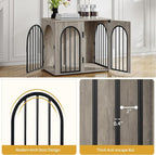 Hzuaneri 26.8'' Wooden Dog Crate Furniture, Indoor Dog Kennel Dogs Cage - Image 8