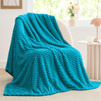 BEDELITE Jewel Blue Throw Blanket by BEDELITE