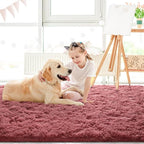 LOCHAS Area Rugs Fluffy Living Room Carpets - Image 4