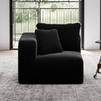 Avenco 35.4” Left-Arm Facing Modular Sofa Seat, Individually Wrapped Coil by Avenco