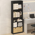 Furinno Jaya Simply Book Shelf, 5-Tier Bookshelf, Bookcase - Image 2