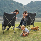 EVER ADVANCED Oversized Folding Rocking Camping Chair, Padded Portable Rocker - Image 2