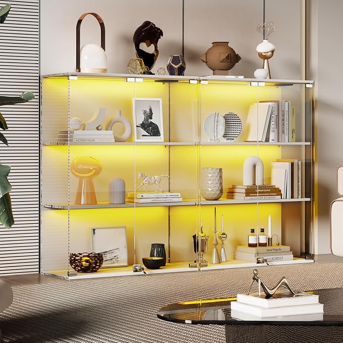 VersionTECH. Glass Display Cabinet - Image 9