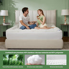 BEDLORE Twin Mattress Topper Viscose Derived from Bamboo, Thick Pillow Top - Image 3