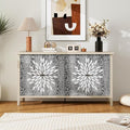 58" Sideboard Buffet Cabinet, Storage Cabinet by mixtavie