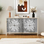 58" Sideboard Buffet Cabinet, Storage Cabinet by mixtavie