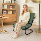Peace nest Modern Accent Chair, Soft Upholstered Armchair - Image 7