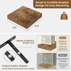 fuqing Floating Shelves for Wall, Wall Mounted Wood Floating Shelf - Image 3