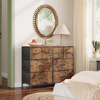 WLIVE Dresser for Bedroom with 8 Drawers, Wide Fabric Dresser for Storage and - Image 2