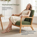 Mid Century Accent Chair, Comfy Arm Chair - Image 4