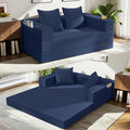 COMAX Futon Sofa Bed, 4‑in‑1 Convertible Sofa Bed, Folding Boneless Couches by COMAX