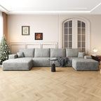 AUGOP 136" Sectional Couches for Living Room Modern Modular Sofa by AUGOP