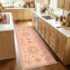 Vacuum-Friendly, 2x6 Washable Area Rug by meejou