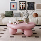 35.03" Cloud Coffee Table for Living Room Unique Coffee Table Modern Low Coffee - Image 3