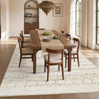 cotiled Boho 5x8 Area Rugs for Living Room: Soft Moroccan Washable Rug | Solve - Image 7