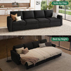 HONBAY Modular Sectional Sleeper Sofa Bed, - Image 3