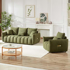 Antetek Teddy Sofa Set for Living Room, Modern Deep Seat Sofa Chair and - Image 4