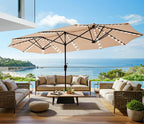 SUPERJARE 13ft Outdoor Patio Umbrella by SUPERJARE