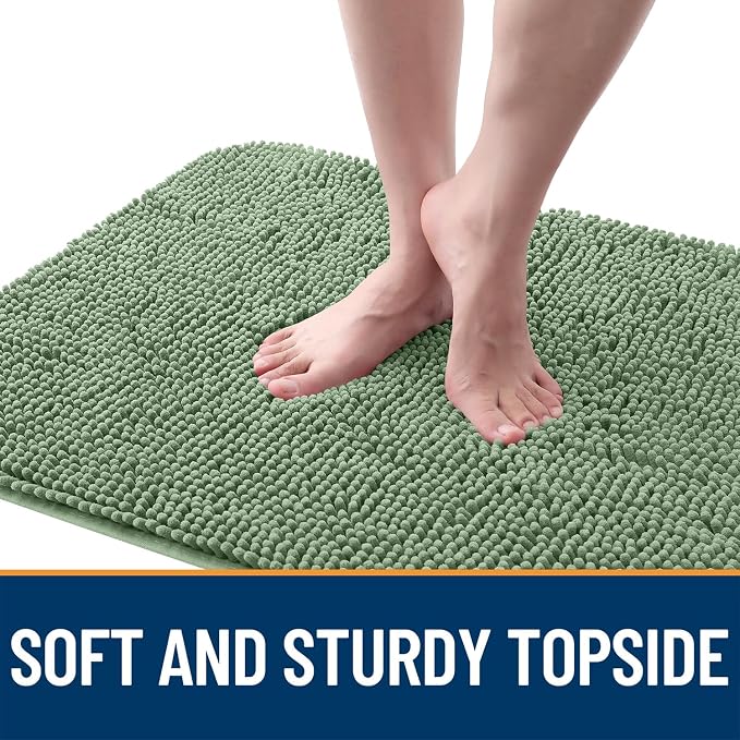 OLANLY Dog Door Mat for Muddy Paws 45x27, Super Absorbent Chenille Mud Mat | - Image 4