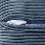 MIULEE Decorative Lumbar Throw Pillow Covers 14x22 Inch Blue 2 Pack | Boho - Image 7