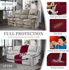 100% Waterproof Sectional Recliner Couch Covers - Image 6
