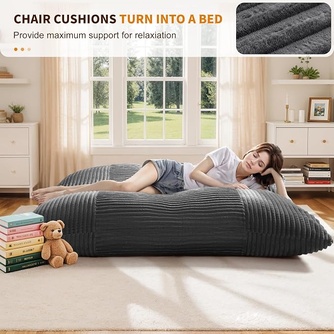Oversized Cloud-Like Couch Single Seat, Extra-deep Seat Soft - Image 5