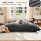 Oversized Cloud-Like Couch Single Seat, Extra-deep Seat Soft - Image 5