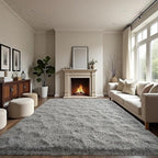 LOCHAS 5x8 Area Rugs Fluffy Living Room Carpets - Image 4