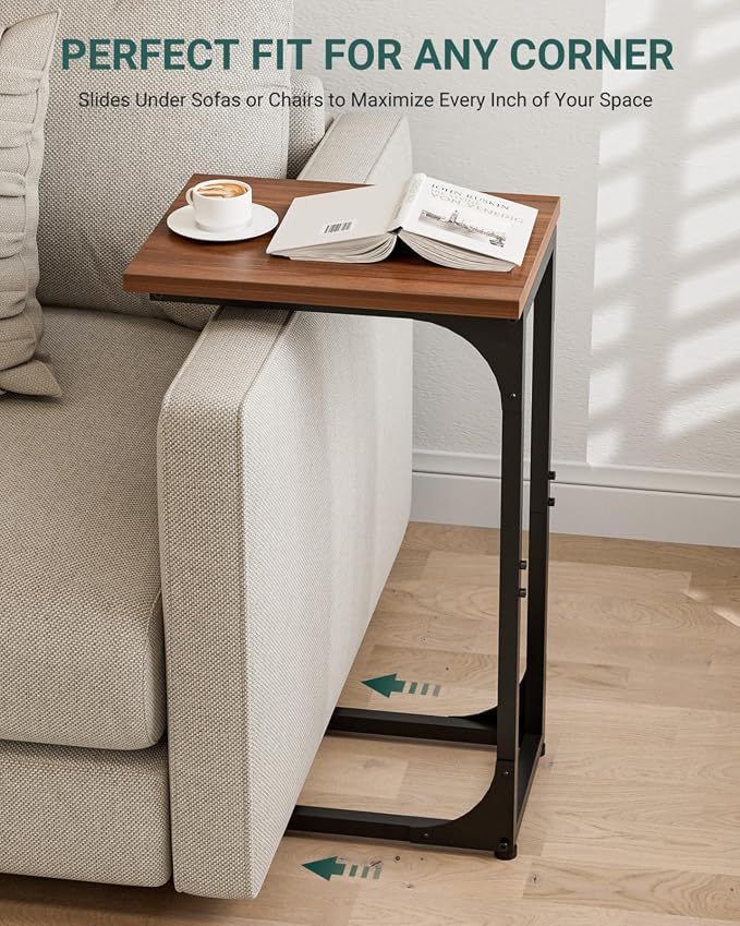 C-Shaped Side Table for Couch - Image 5