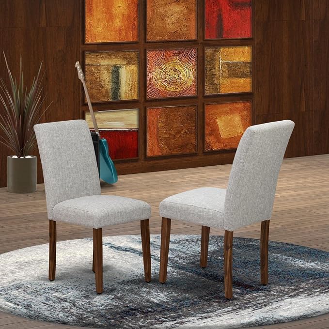 East West Furniture ABPNT35 Abbott Classic Parson Chairs - Image 2